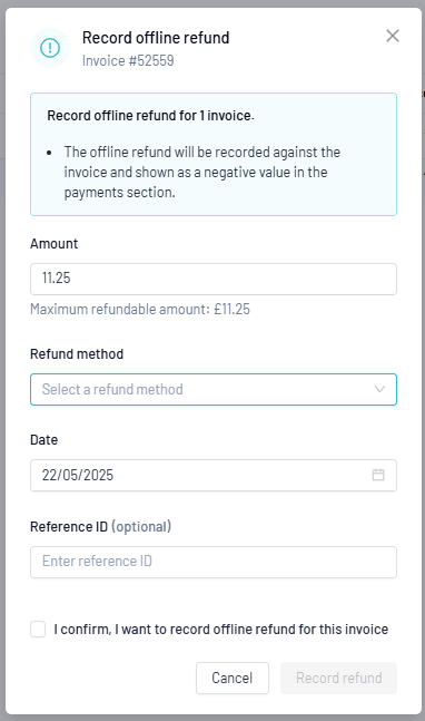 offline refund 1