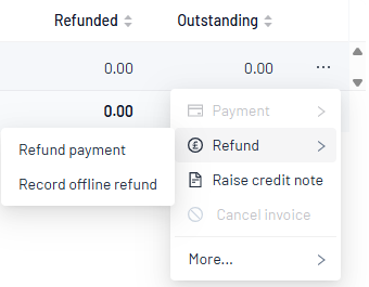 offline refund